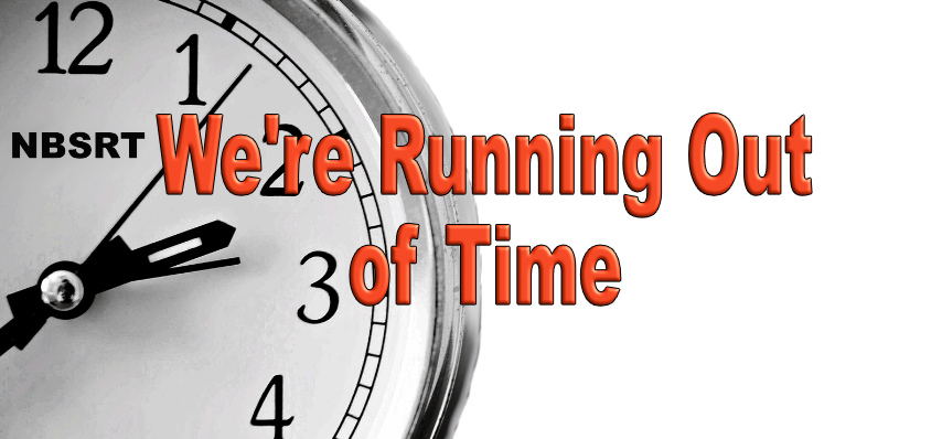 We’re Running Out of Time