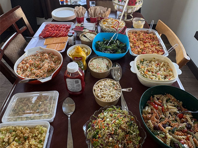 Table of food